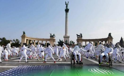 Fencing flash mob 2018